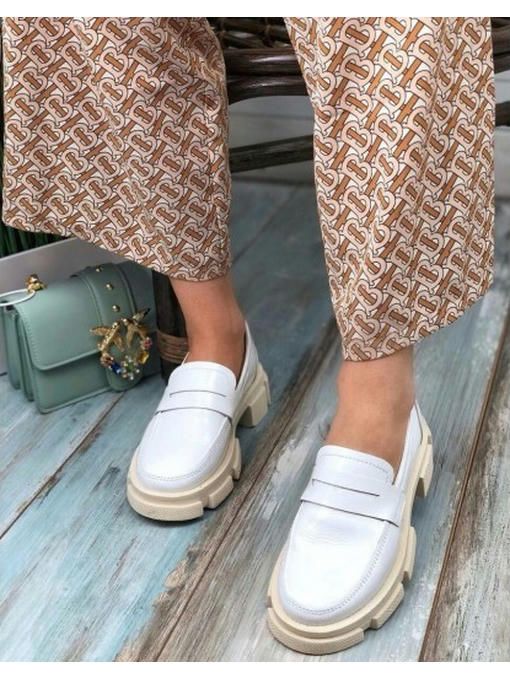 Туфли лоферы на тракторной подошве — изображение 7