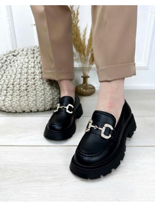 Туфли лоферы на тракторной подошве — изображение 5