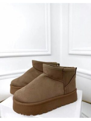 Валенки на высокой подошве