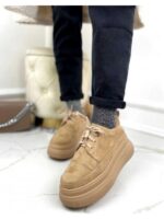 Кроссовки зимние на высокой подошве