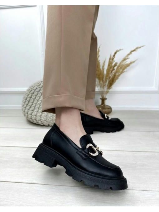 Туфли лоферы на тракторной подошве — изображение 7