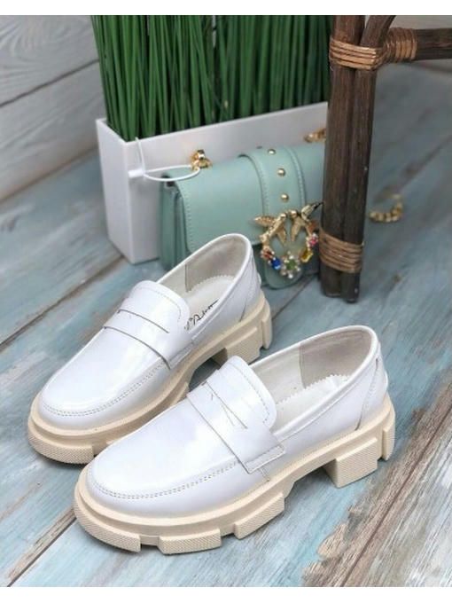 Туфли лоферы на тракторной подошве — изображение 6