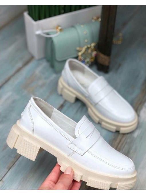 Туфли лоферы на тракторной подошве — изображение 8