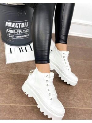 Кеды высокие с резиновым носком