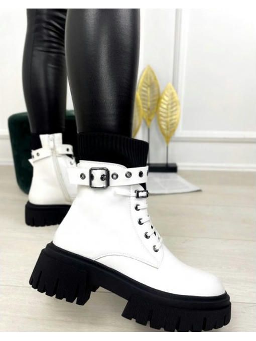 Ботинки демисезон украшение жемчуг — изображение 5