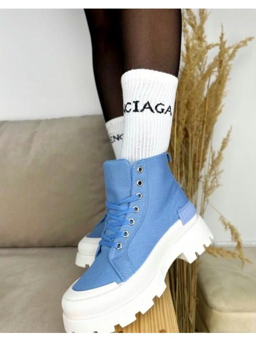 Кеды высокие с резиновым носком — изображение 5