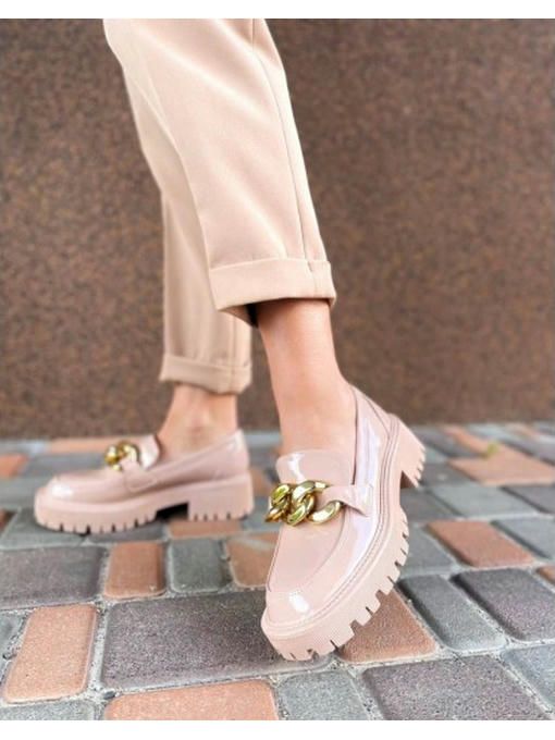 Туфли на тракторной подошве с цепями — изображение 5