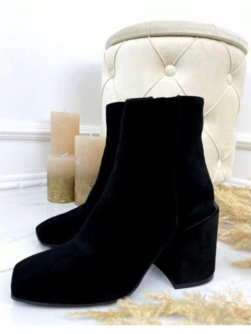 Ботильоны на широком каблуке — изображение 10