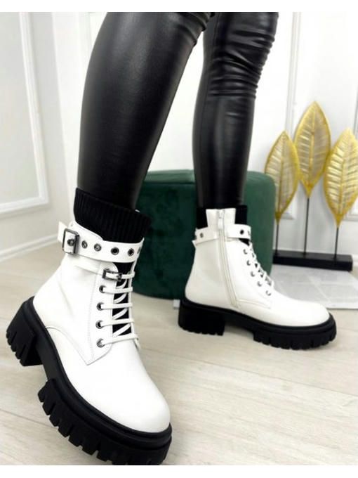 Ботинки демисезон украшение жемчуг — изображение 7