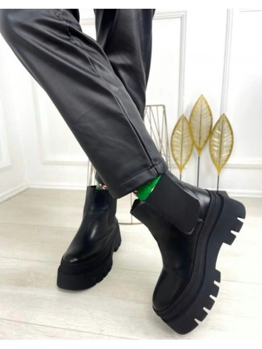 Ботинки челси зимние на тракторной подошве — изображение 6