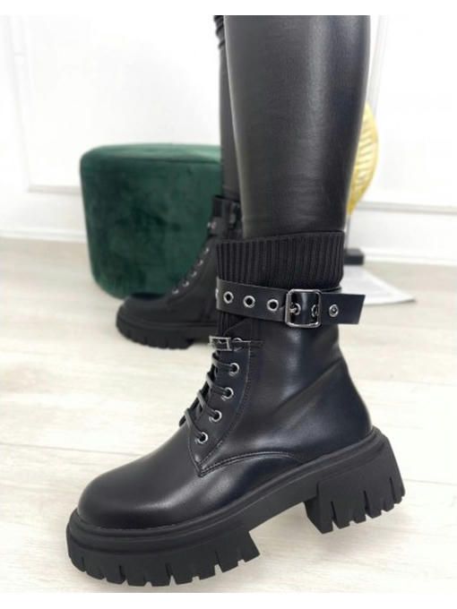 Ботинки демисезон украшение жемчуг — изображение 8