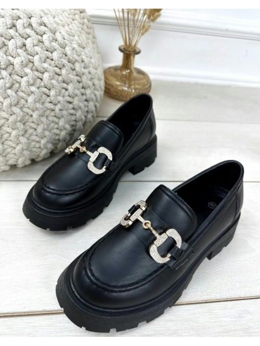 Туфли лоферы на тракторной подошве — изображение 3