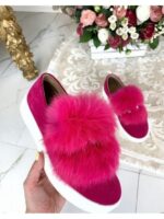 Туфли автоледи замшевые с украшением