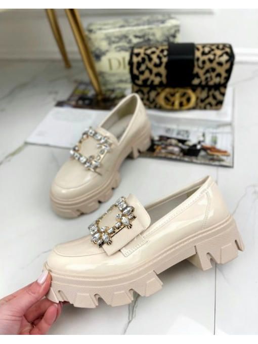 Лоферы с камнями на тракторной подошве — изображение 2