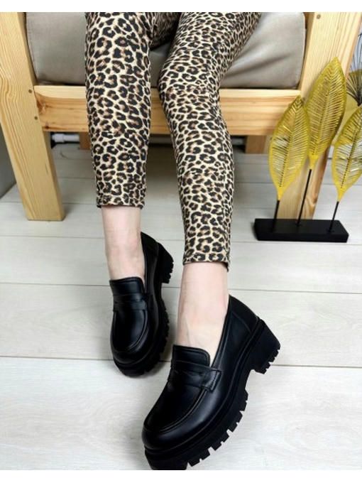 Туфли лоферы на тракторной подошве — изображение 6