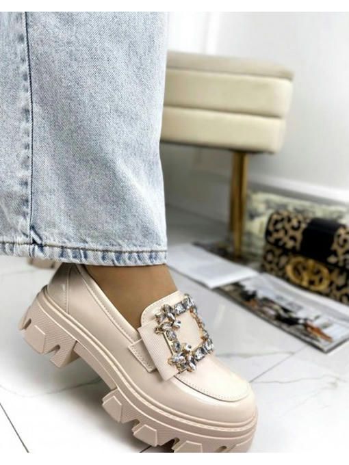 Лоферы с камнями на тракторной подошве — изображение 6