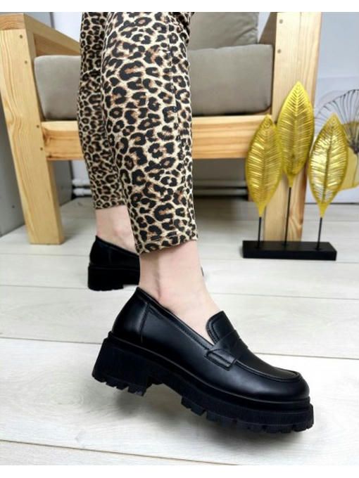 Туфли лоферы на тракторной подошве — изображение 9