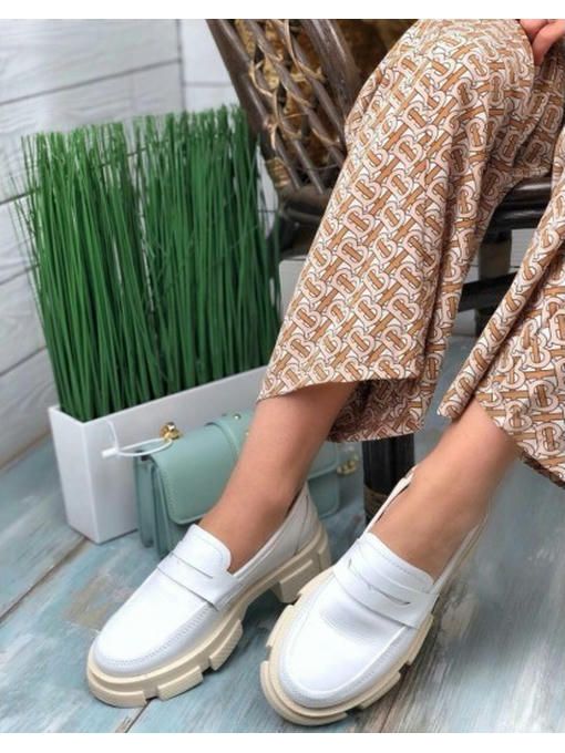 Туфли лоферы на тракторной подошве — изображение 2