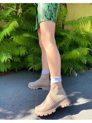 Ботинки текстильные вязанные