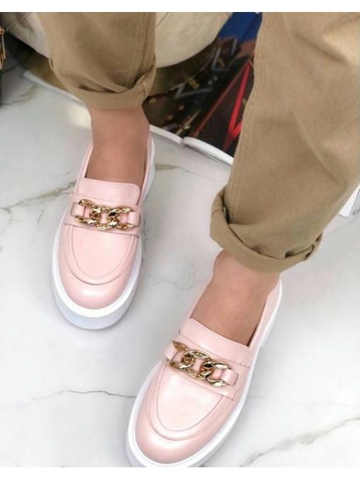 Туфли лоферы с цепочкой — изображение 7