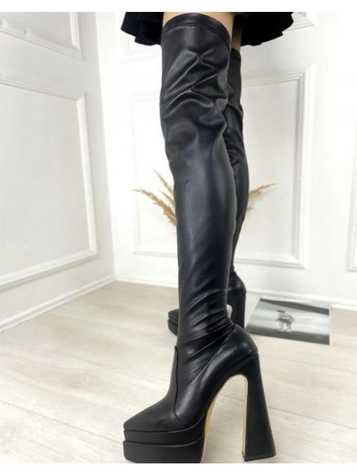 Ботфорты на высоком каблуке — изображение 6