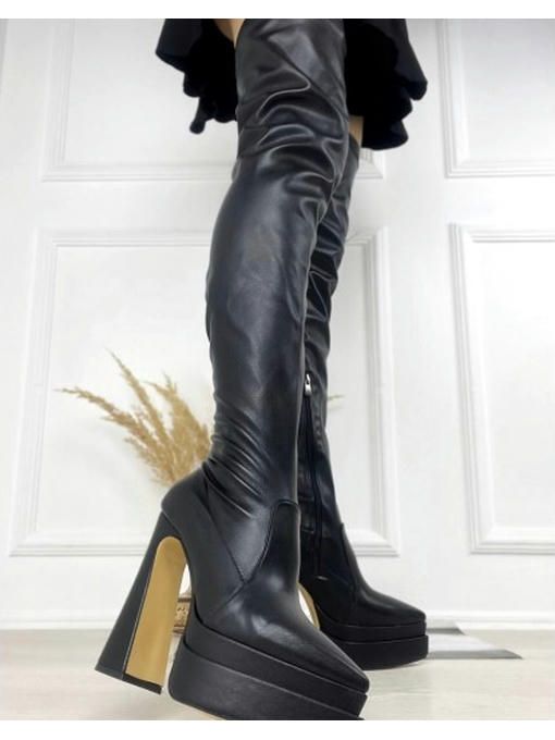 Ботфорты на высоком каблуке — изображение 2