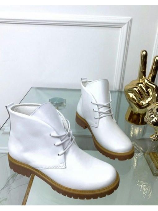 Короткие ботинки на шнурках — изображение 5