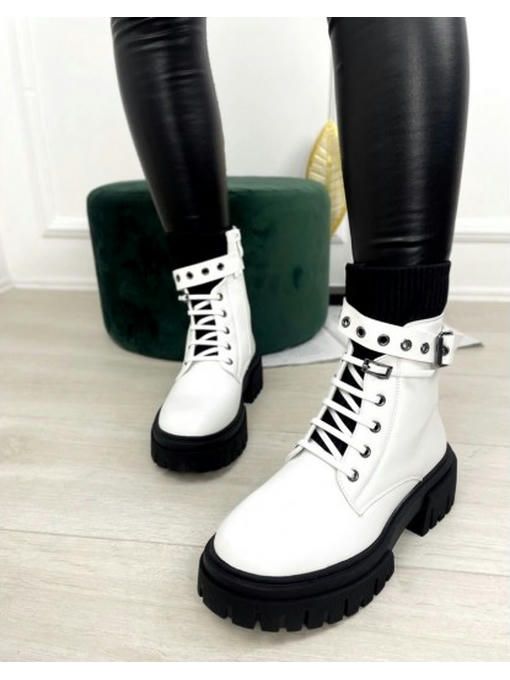 Ботинки демисезон украшение жемчуг — изображение 4