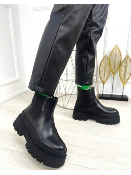 Ботинки челси зимние на тракторной подошве — изображение 7