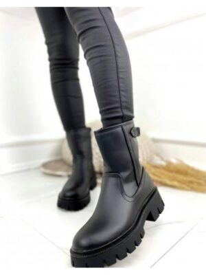 Ботинки демисезон,сбоку на молнии