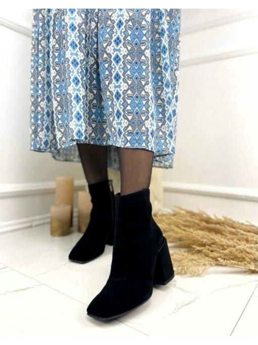 Ботильоны на широком каблуке — изображение 9