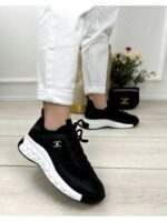 Текстильные кроссовки на шнурках