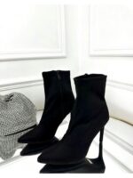 Ботильоны на шпильке с узким носиком