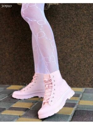 Кеды высокие с резиновым носком