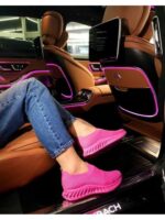 Текстильные кроссовки без шнурков