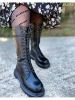 Ботинки высокие на шнуровке