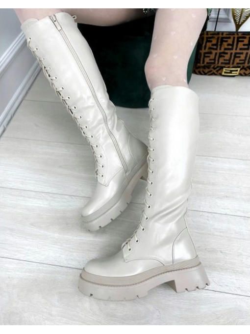 Сапоги зимние на шнуровке — изображение 5