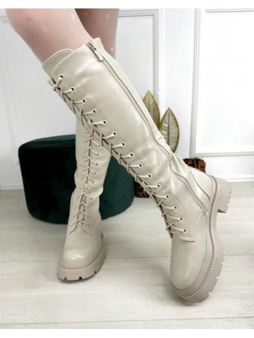 Сапоги зимние на шнуровке — изображение 8