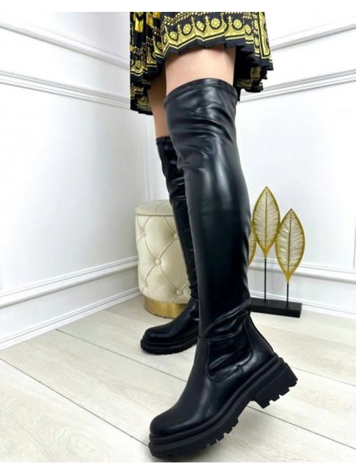 Демисезонные ботфорты чулки на тракторной подошве — изображение 6