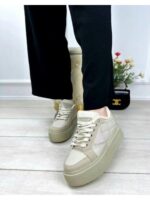 Кроссовки на высокой платформе