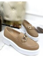 Туфли лоферы с цепочкой