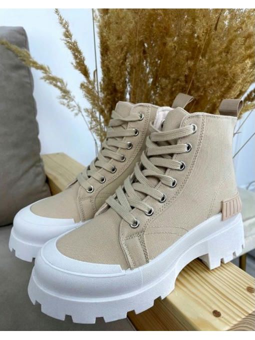 Кеды высокие с резиновым носком