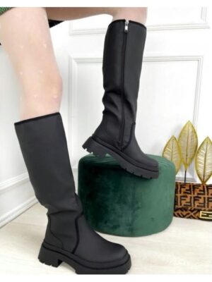 Сапоги трубы матовые