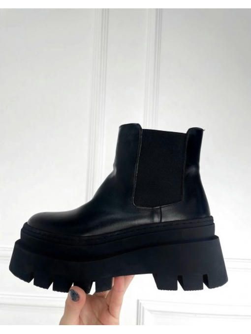 Ботинки челси зимние на тракторной подошве — изображение 4