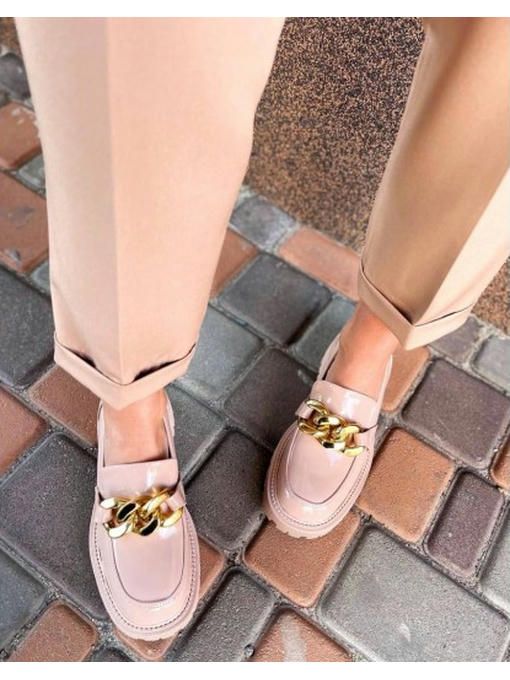 Туфли на тракторной подошве с цепями — изображение 3