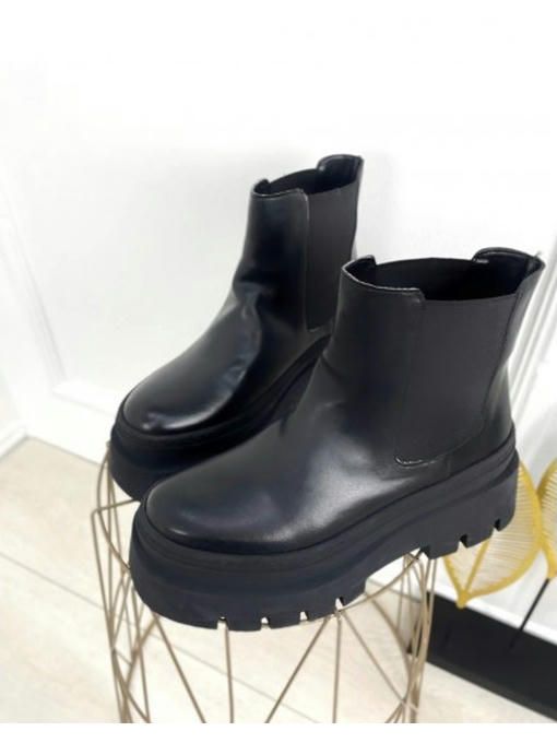 Ботинки челси зимние на тракторной подошве — изображение 3