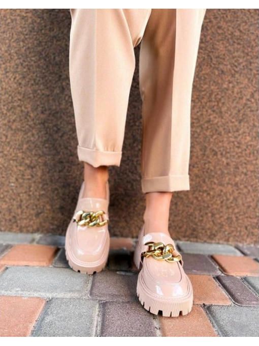 Туфли на тракторной подошве с цепями — изображение 4