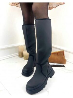 Сапоги зимние, сбоку на молнии