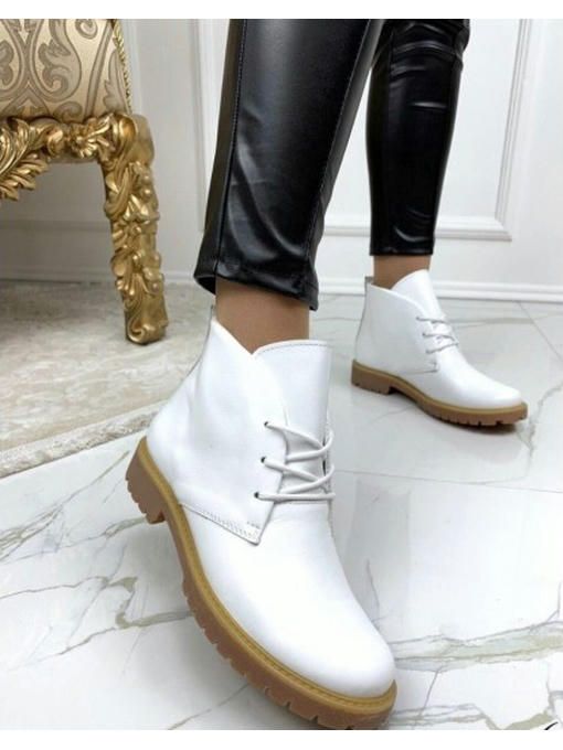 Короткие ботинки на шнурках — изображение 7