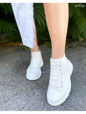 Кеды высокие с резиновым носком